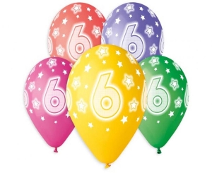Balony z nadrukiem 6 13 cali 5 szt