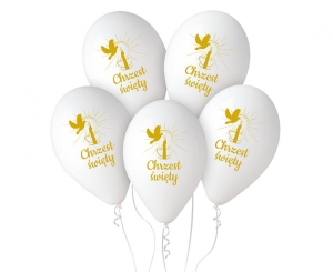 Balony Chrzest Św. (świeca) 13 cali 5 szt