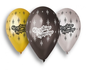 Balony Wszystkiego Najlepszego 13 cali 5 szt