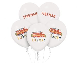 Balony Fireman 12 cali 5 szt