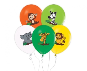 Balony Safari 12 cali 5 szt