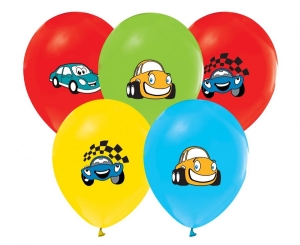 Balony Samochody (z kreskówek) 12 cali 5 szt