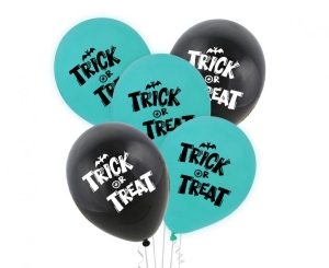 Balony Boo-Trick Or Treat 12 cali 5 szt