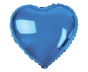 Balon foliowy serce niebieskie 18 cali