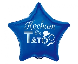 Balon foliowy Kocham Cię Tato (niebieski) 19 cali