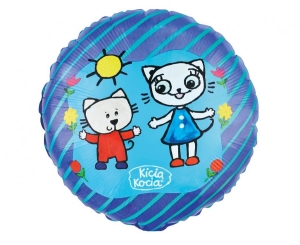 Balon foliowy Kicia Kocia i Nunuś 18 cali