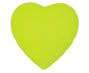 Balon foliowy serce fluor żółty 18 cali