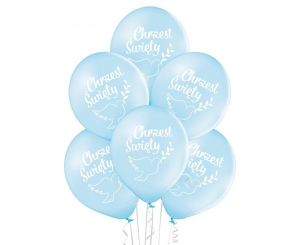 Balony Chrzest Święty 12 cali 6 szt