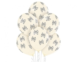 Balony Hearts Vanilla 12 cali 6 szt