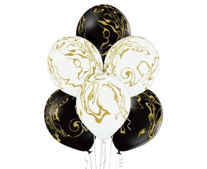 Balony Marble 12 cali 6 szt