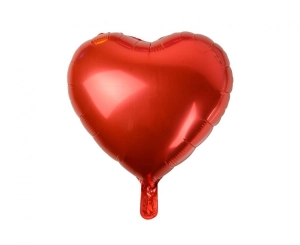 Balon foliowy serce czerwone 10 cali 100 szt