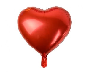 Balon foliowy serce czerwone 18 cali 100 szt