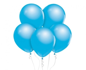 Balony metaliki jasnoniebieskie 12 cali 10 szt Godan