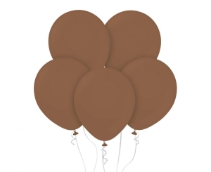 Balony pastelowe brązowe 12 cali 10 szt Godan