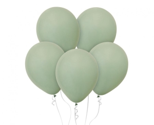 Balony pastelowe szaro-zielone 12 cali 10 szt Godan