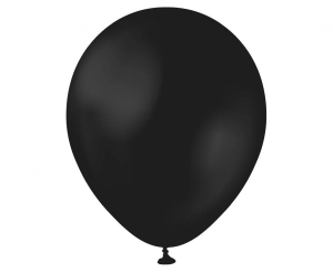 Balony pastelowe czarne 5 cali 20 szt Godan