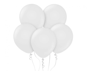 Balony pastelowe białe 18 cali 5 szt Godan