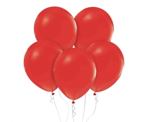 Balony pastelowe czerwone 18 cali 5 szt Godan