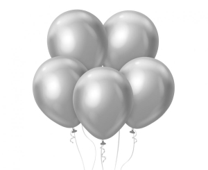 Balony platynowe srebrne 18 cali 5 szt Godan