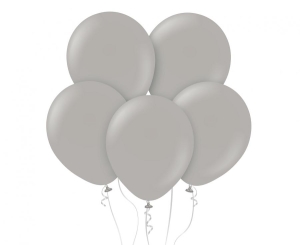Balony pastelowe szare 18 cali 5 szt Godan