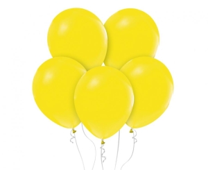Balony pastelowe żółte 18 cali 5 szt Godan