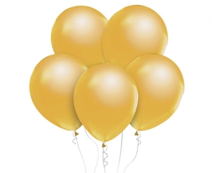 Balony metaliki jasne złote 12 cali 50 szt Godan