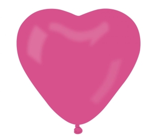 Balony CR pastel serca - ciemnoróżowe 07 50 szt