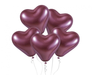 Balony CRB12 shiny 12 cali serca - różowe 25 szt Gemar