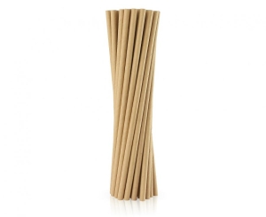Słomki papierowe brązowe 20 cm 250 szt