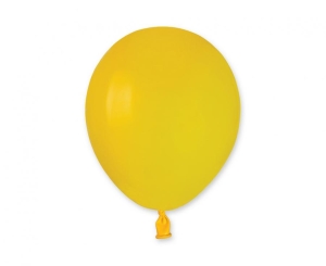Balony A50 pastel 5 cali - żółte 02 100 szt Gemar