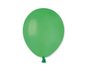 Balony A50 pastel 5 cali - zielone 12 100 szt Gemar
