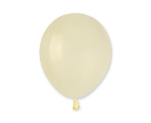 Balony A50 pastel 5 cali - kość słoniowa 59 (macaron) 100 szt Gemar