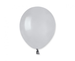 Balony A50 pastel 5 cali - szare 70 100 szt Gemar