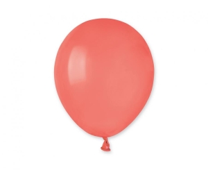 Balony A50 pastel 5 cali - koralowe 78 100 szt Gemar