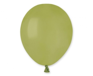 Balony A50 pastel 5 cali - zielone oliwkowe 98 100 szt Gemar