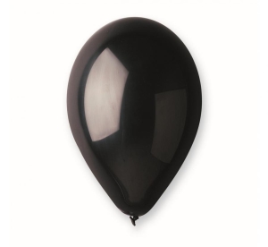 Balony A80 pastel 9 cali - czarne 14 100 szt Gemar