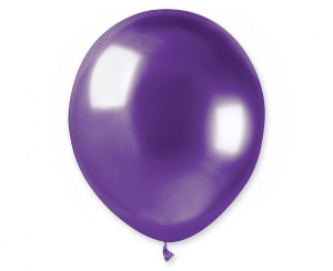 Balony AB50 shiny 5 cali - fioletowe 100 szt Gemar