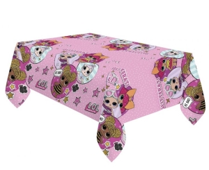Obrus plastikowy LOL Glitterati rozm. 120 cm x 180 cm