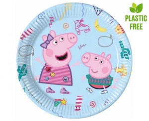 Talerzyki papierowe Peppa Pig (Hasbro) 23 cm 8 szt