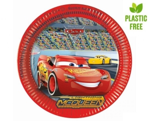 Talerzyki papierowe Cars 3 (Disney) 23cm 8 szt