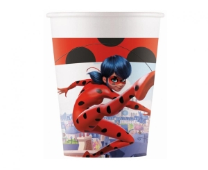Kubeczki papierowe (WM) Miraculous Ladybug (ZAG) 200ml 8 szt