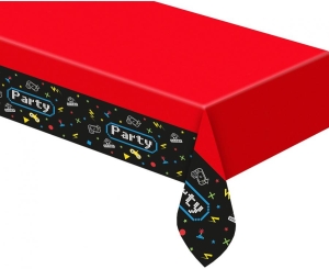 Obrus plastikowy Gaming Party 120 cm x 180 cm