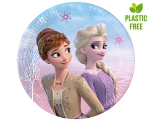 Talerzyki papierowe Frozen 2: Wind Spirit 20cm 8 szt