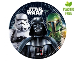 Talerzyki papierowe Star Wars Galaxy 20cm 8 szt