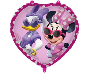 Balon foliowy serce Minnie Junior Disney 18 cali