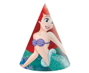 Czapeczki papierowe Ariel Curious Party Disney 6 szt