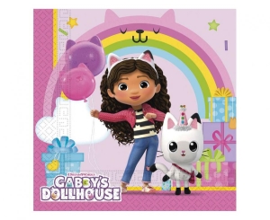 Serwetki papierowe Gabby's Dollhouse 33 cm x 33 cm 20 szt