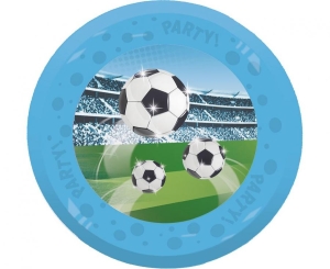 Talerzyki wielokrotnego użytku Soccer Fans 21cm 4 szt