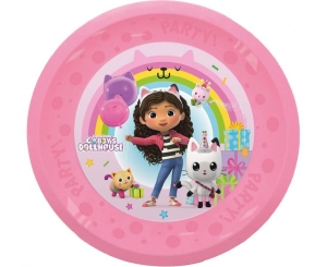 Talerzyki wielokrotnego użytku Gabby Dollhouse 21cm 4 szt