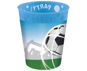 Kubeczki wielokrotnego użytku Party CuSOCCER FANS PARTY 250 ml. 4 szt